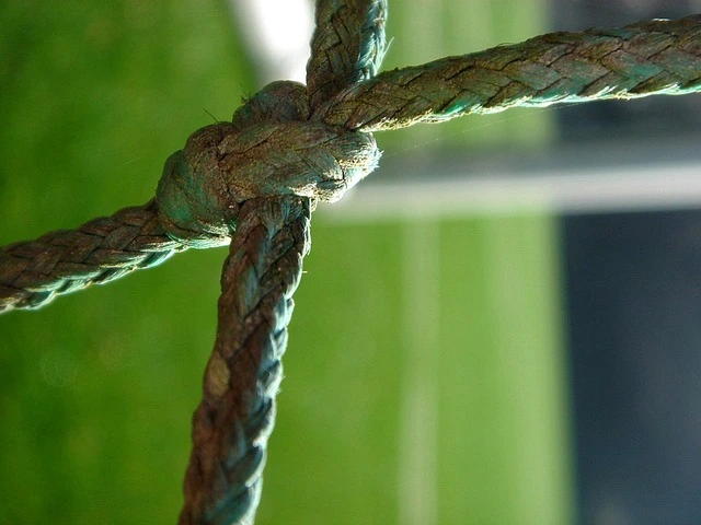 Touw met knoop
